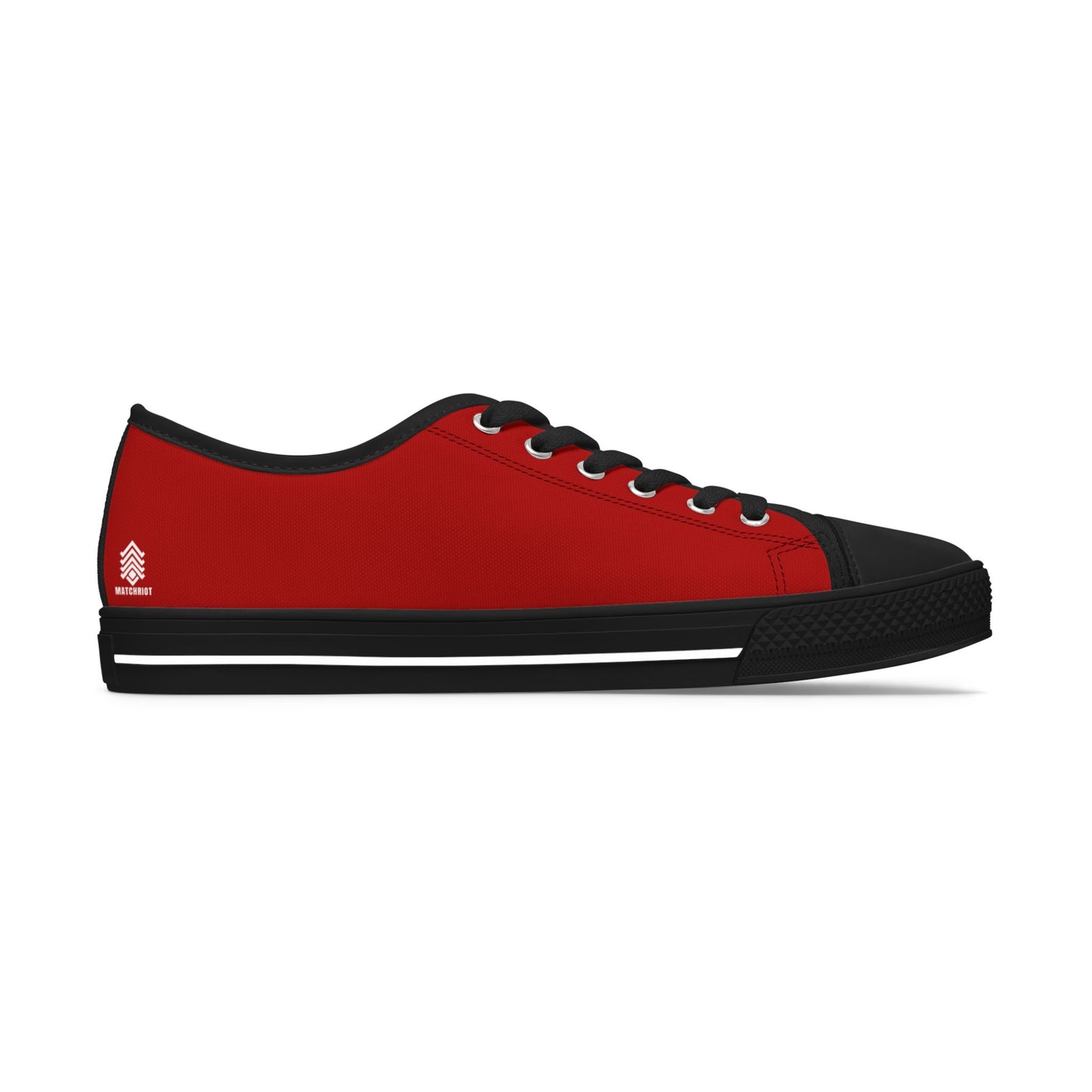 Women's Signal Red Low-Top Sneakers