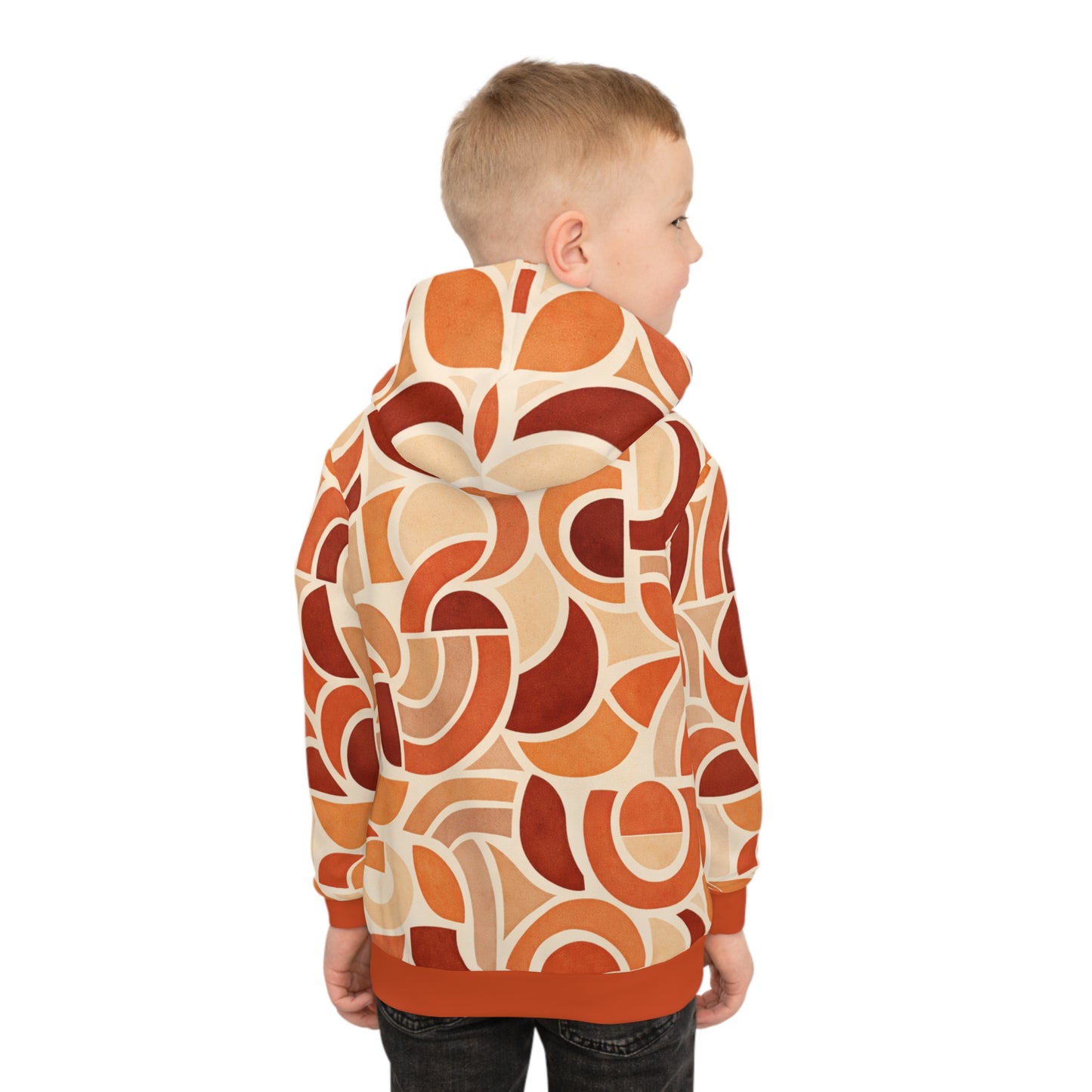 Kids Blush Sunset Circuit Hoodie.