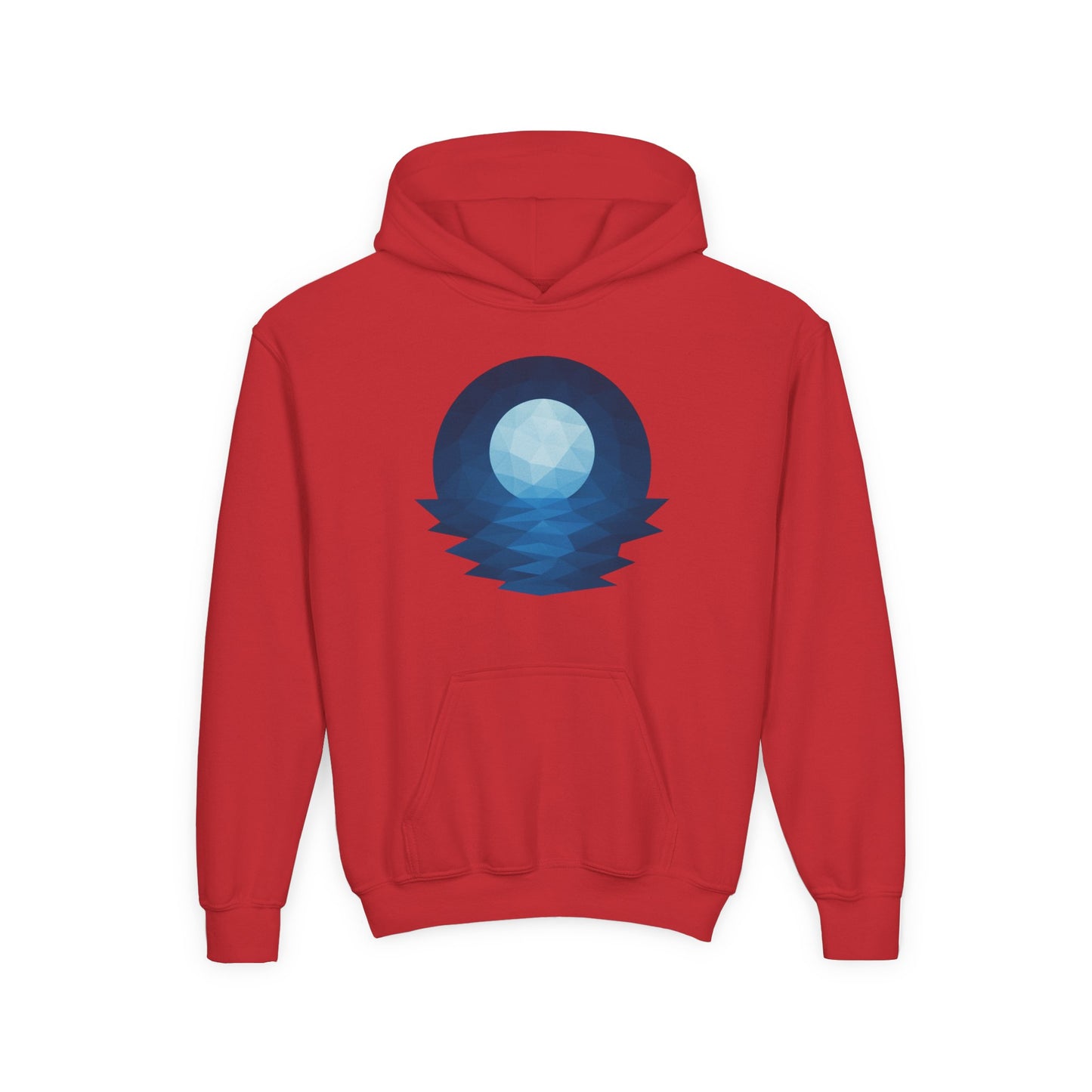 Kids Blue Moon Geometric Hoodie