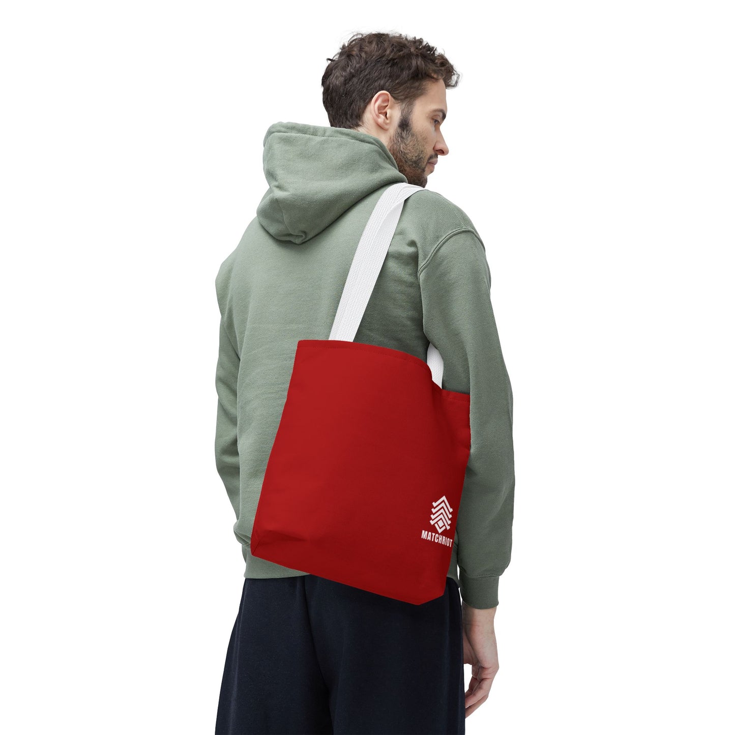 Signal Red Shoulder Tote