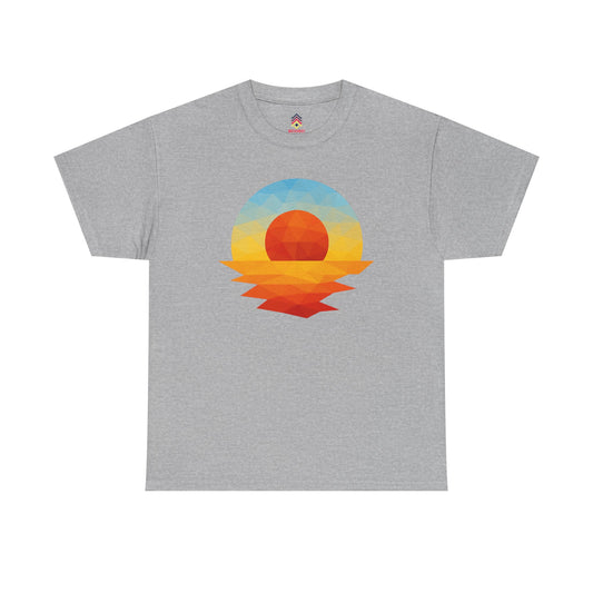 Adult Golden Hour Geometric T-shirt