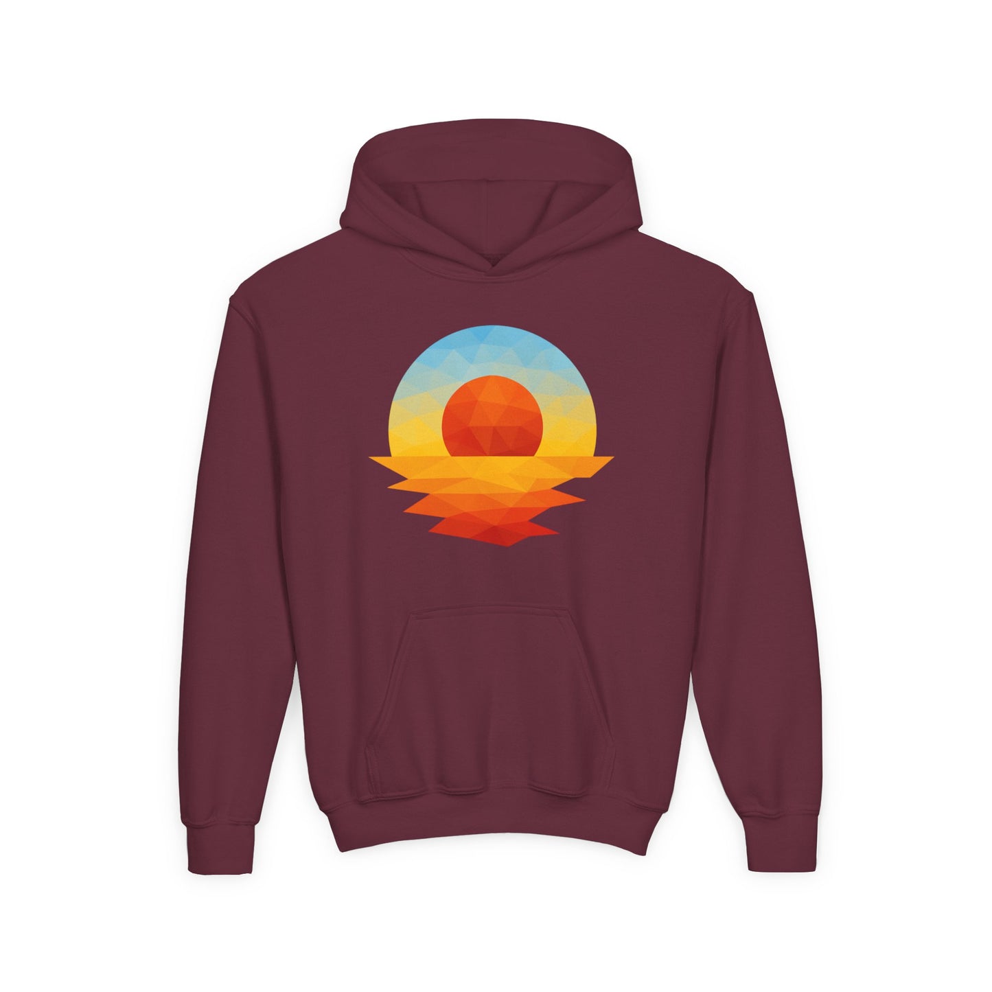 Kids Golden Hour Geometric Hoodie