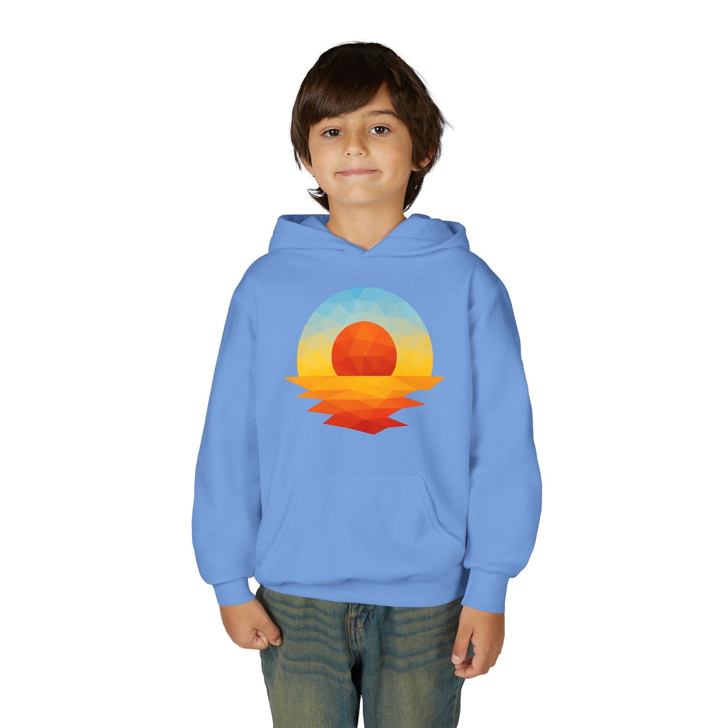 Kids Golden Hour Geometric Hoodie