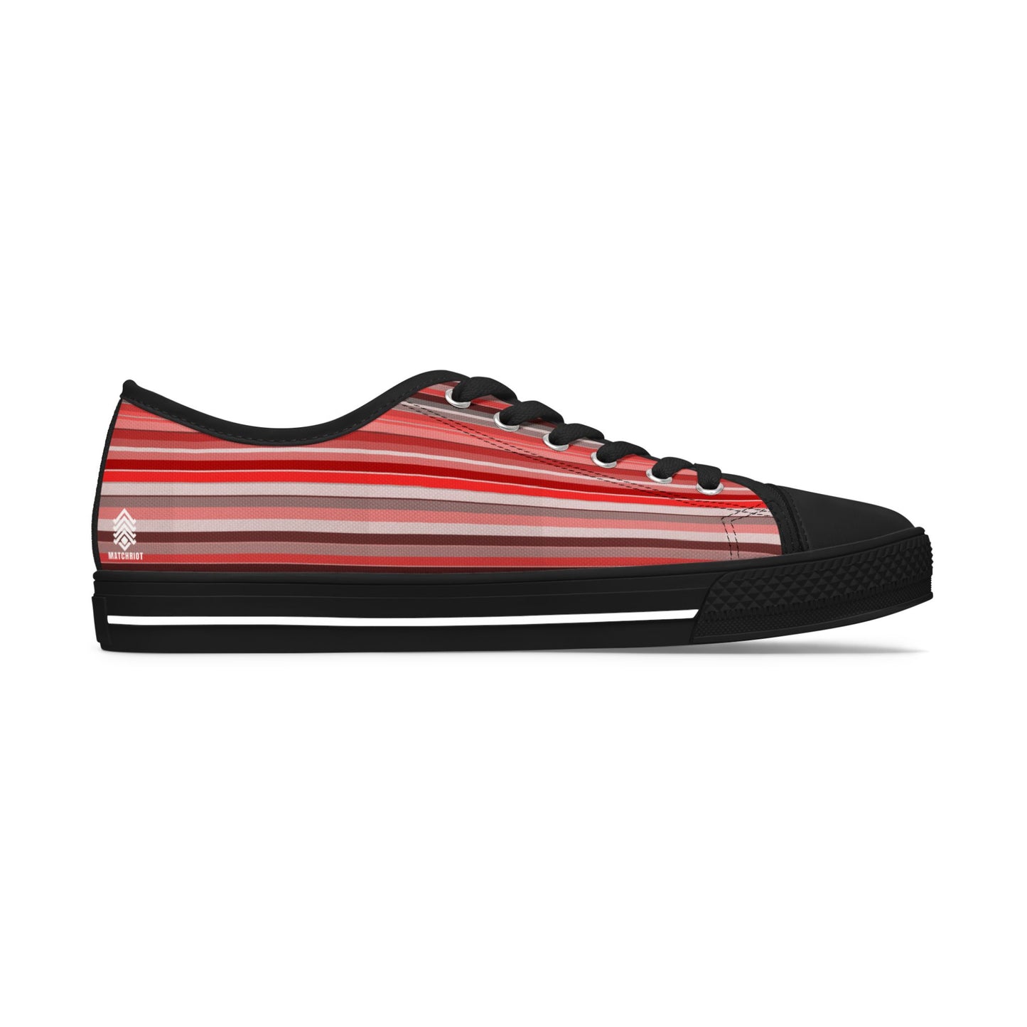 Women's Berry Stripe Low-Top Sneakers