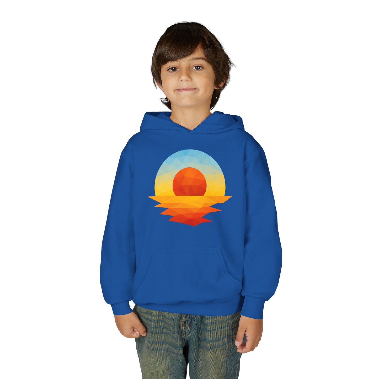Kids Golden Hour Geometric Hoodie