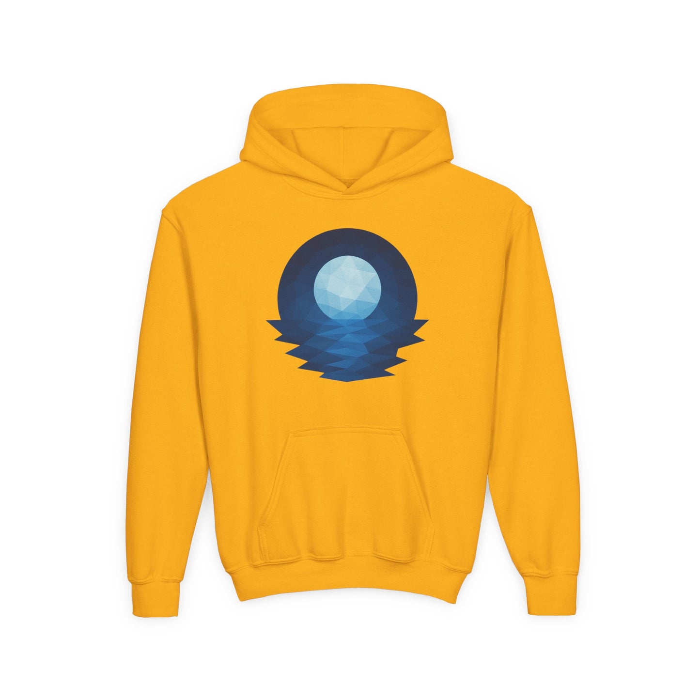 Kids Blue Moon Geometric Hoodie