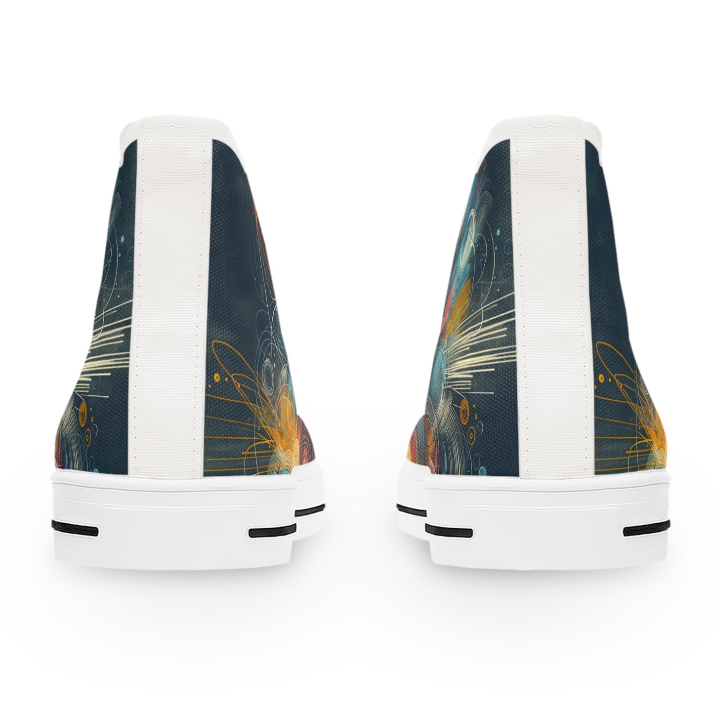 Women's Spiral Elegance Hoodie High-Top Sneakers