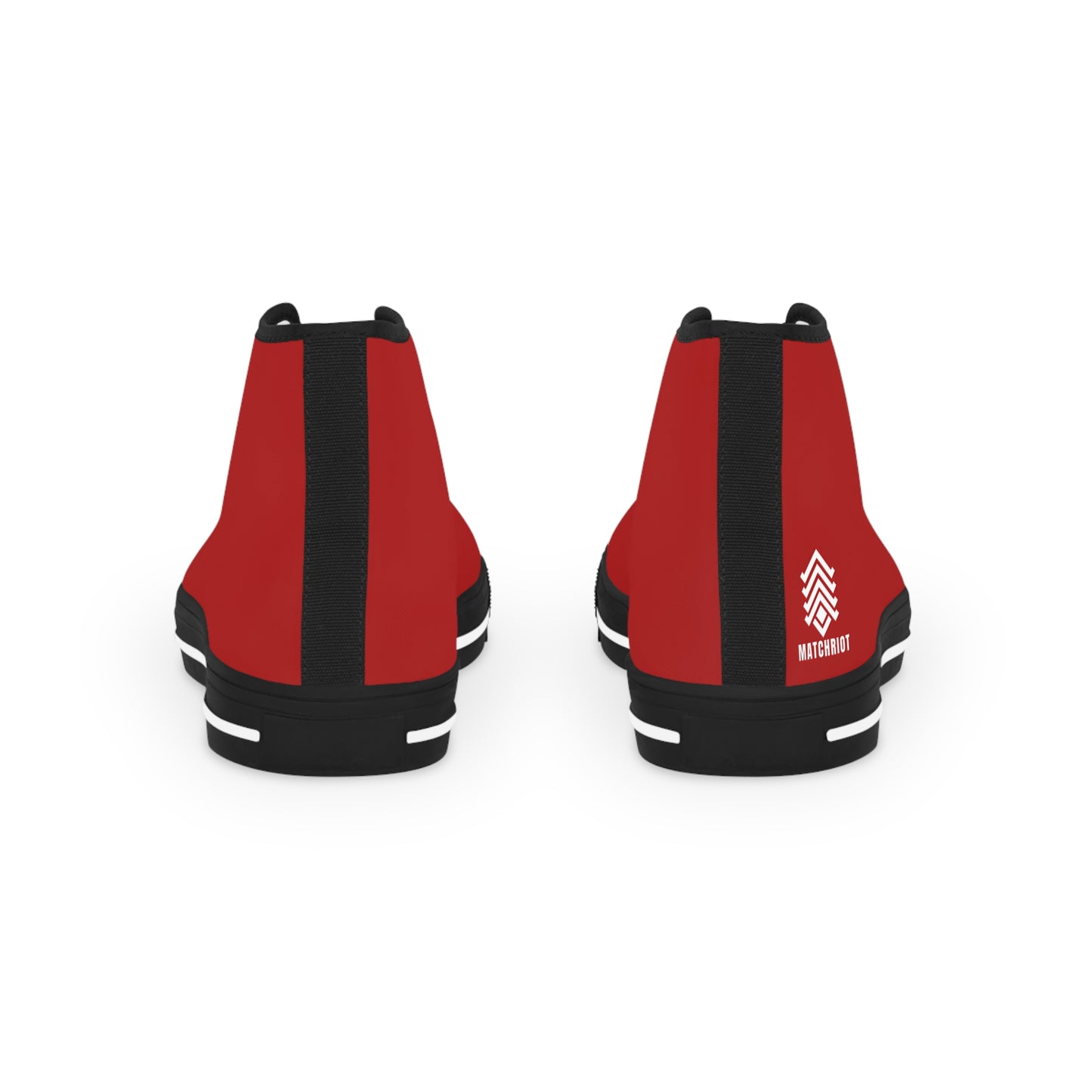 Men's Signal Red High-Top Sneakers