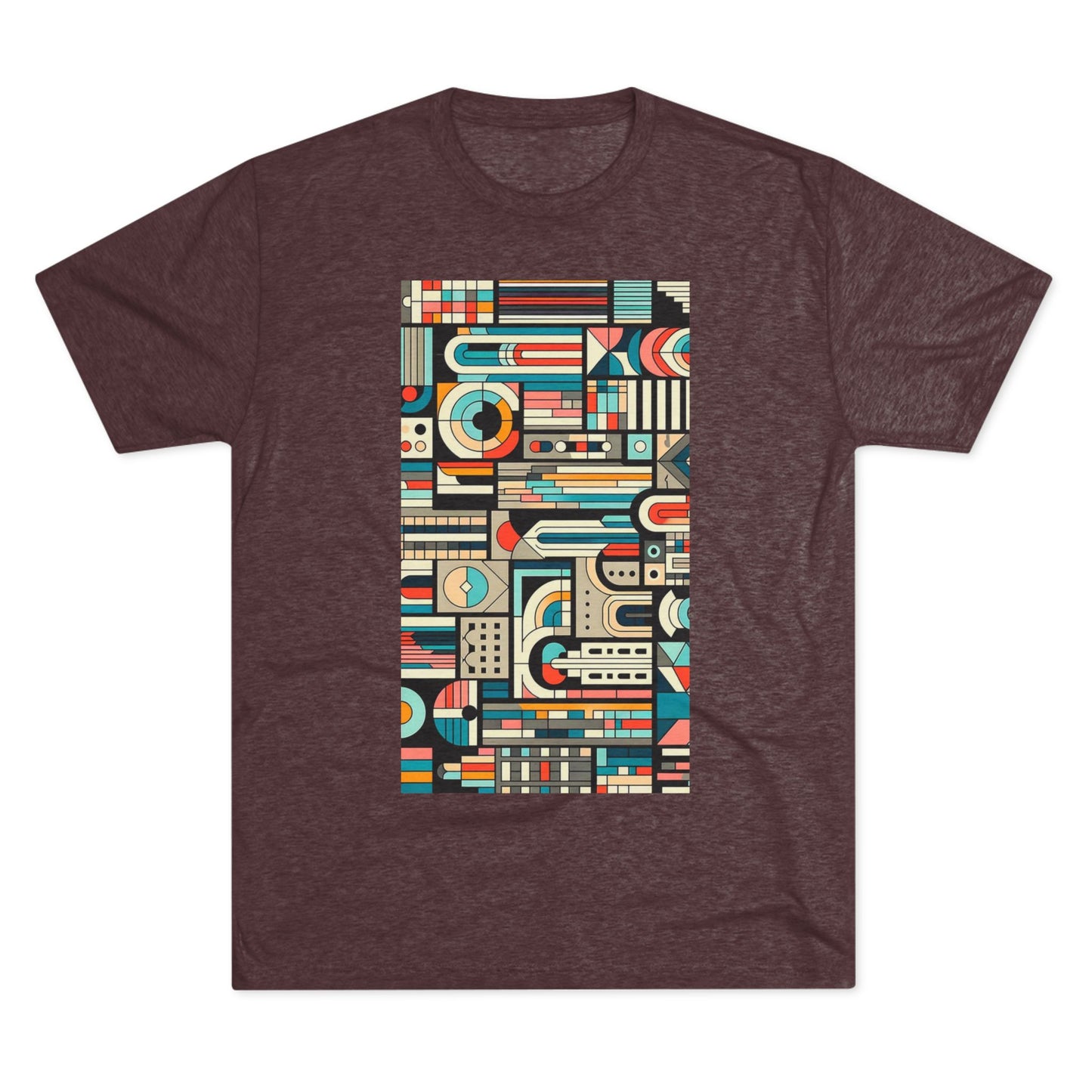 Adult Geometric Cityscape T-Shirt
