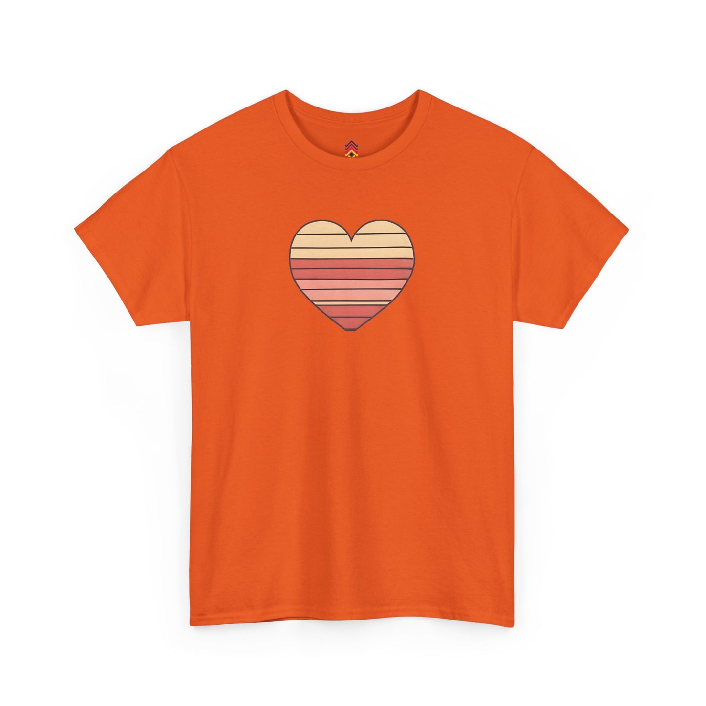 Adult Valentine's Day Retro Heart T-Shirt