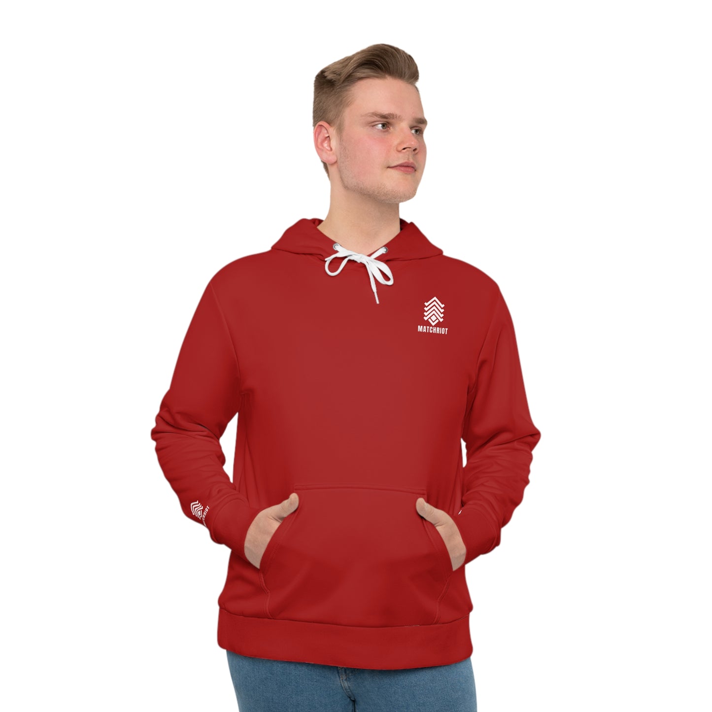 Adult Signal Red Hoodie