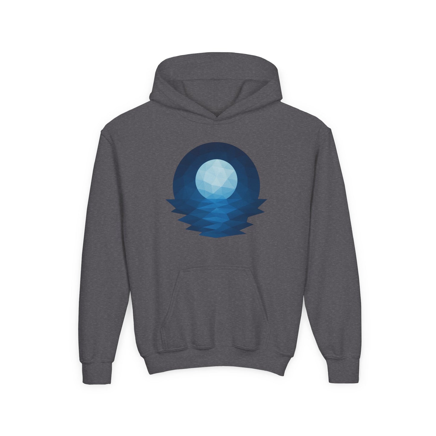 Kids Blue Moon Geometric Hoodie