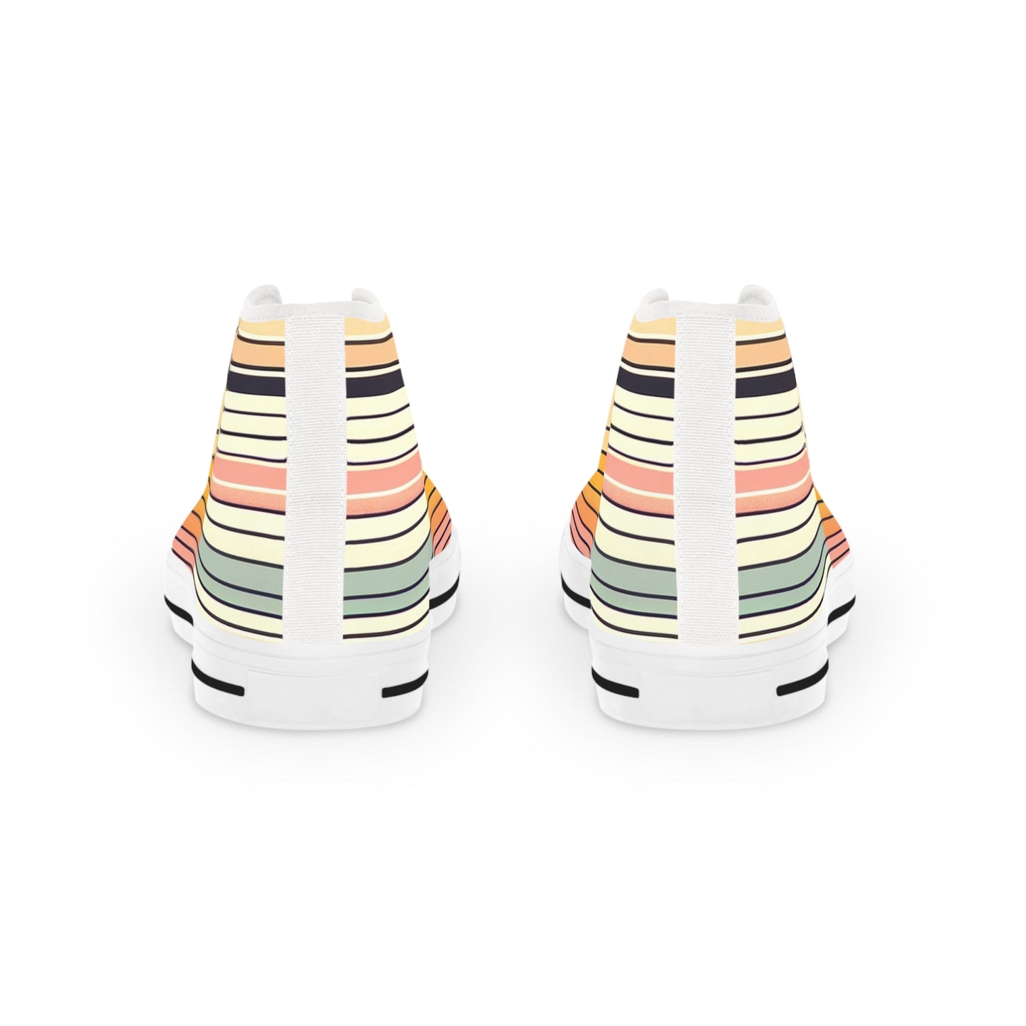 Men's Retro Sunset High Top Sneakers