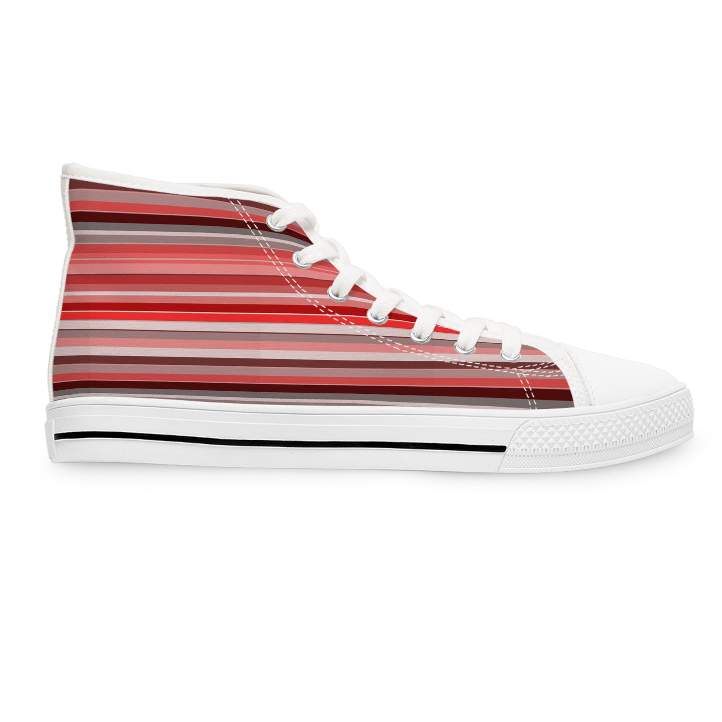 Women's Berry Stripe High-Top Sneakers