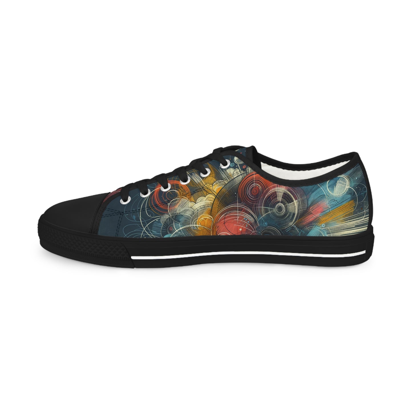 Men's Spiral Elegance Low-Top Sneakers