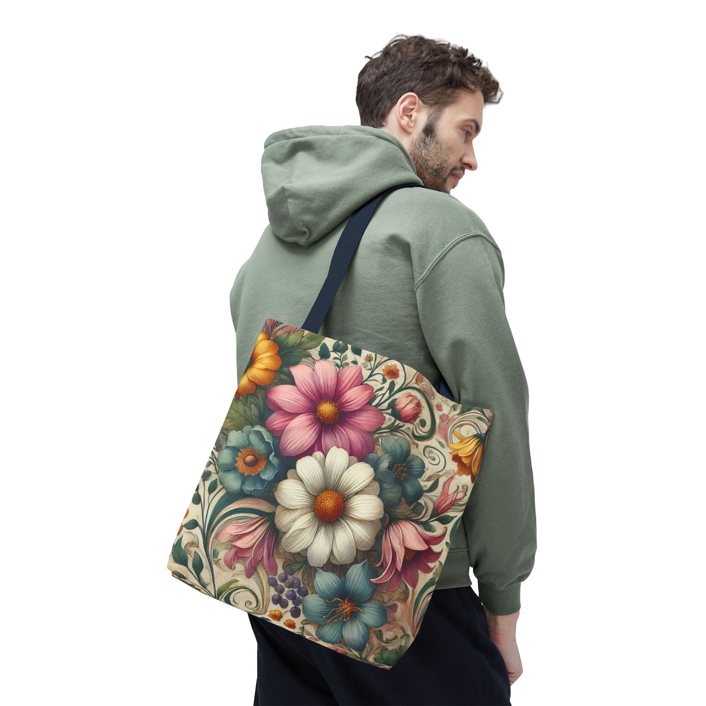 Floral Vintage Shoulder Tote