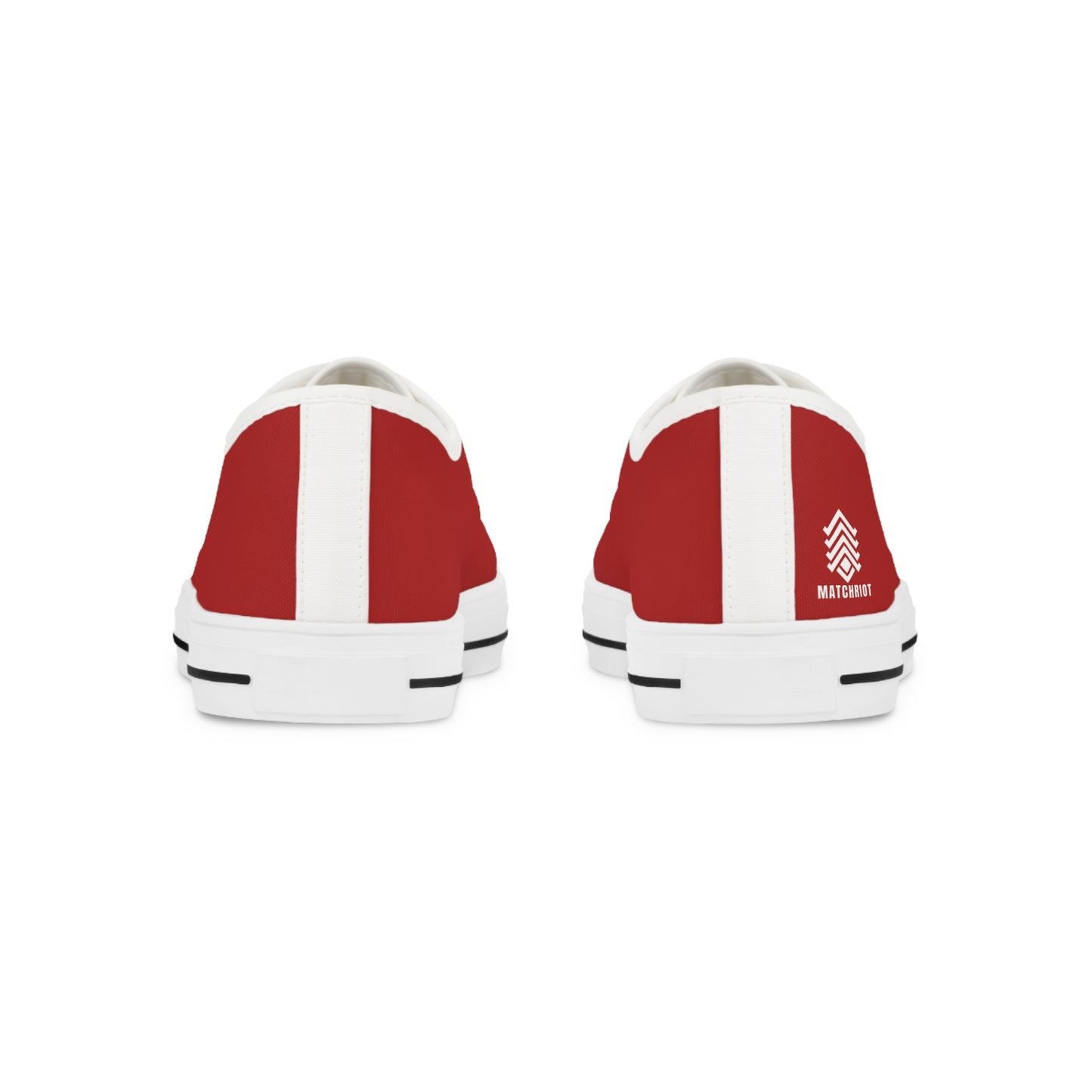 Men's Signal Red Low Top Sneakers