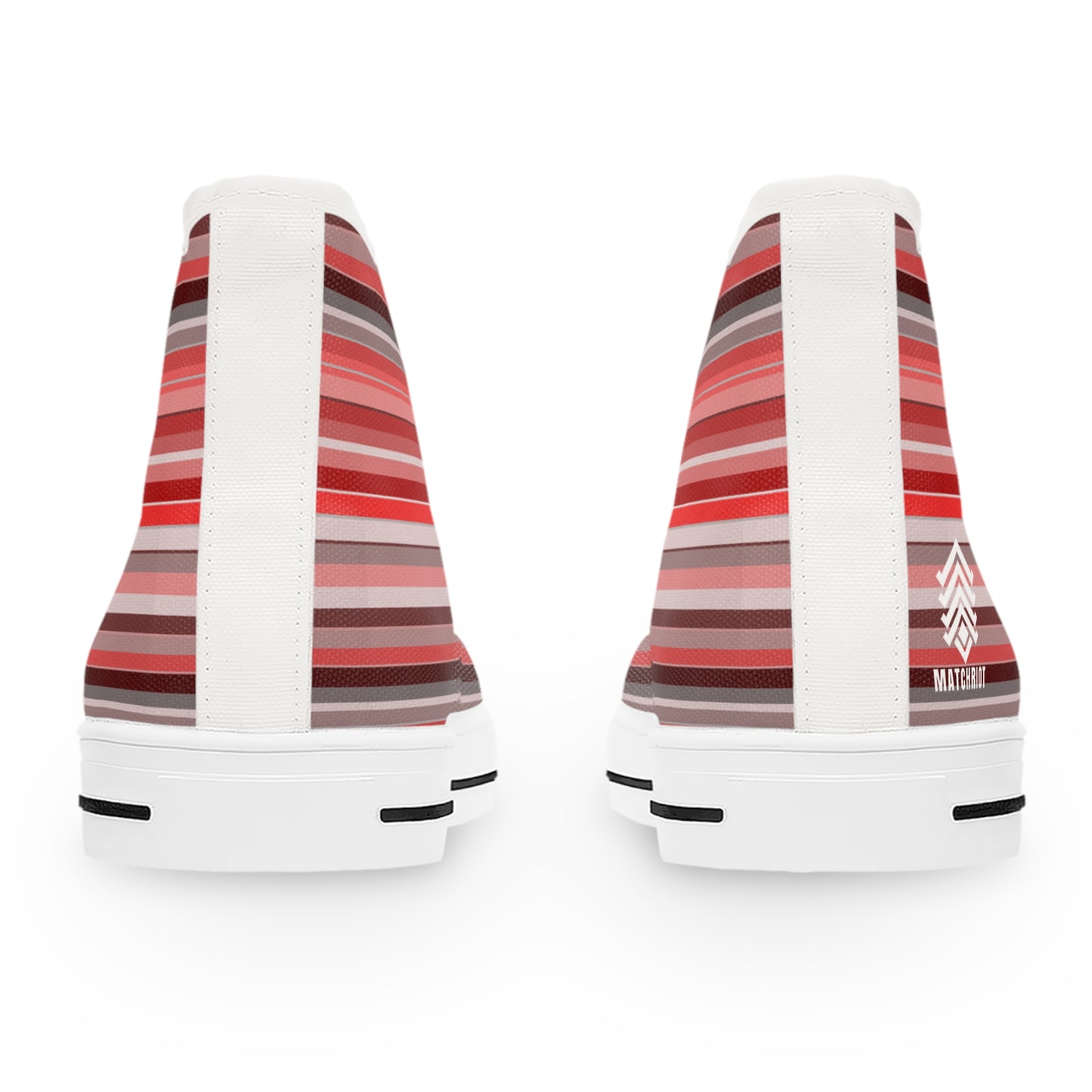 Women's Berry Stripe High-Top Sneakers