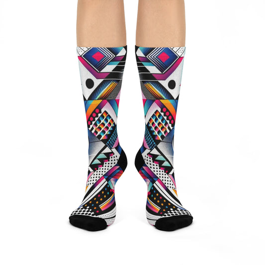 Prism Punk Crew Socks