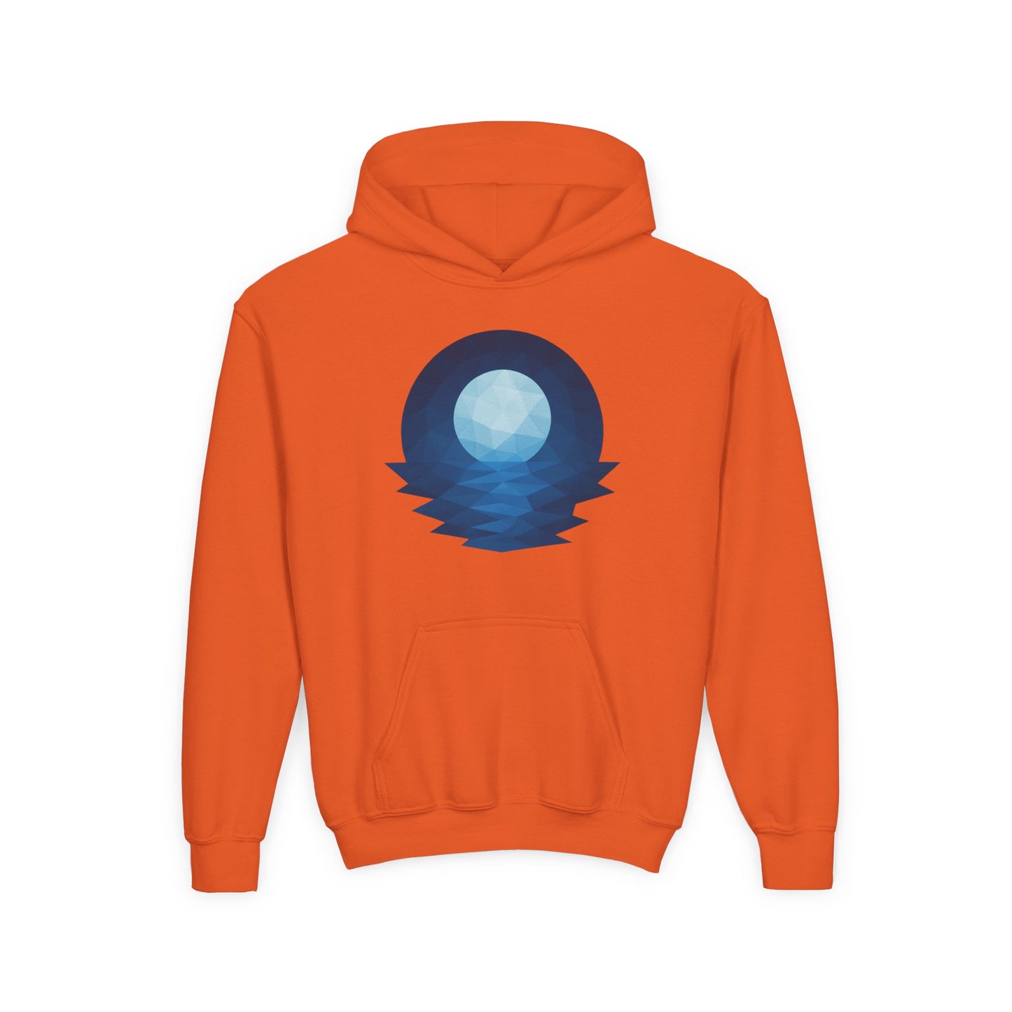 Kids Blue Moon Geometric Hoodie