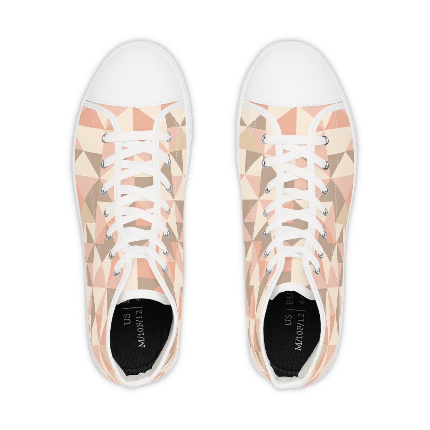 Men's Blush Mosaic High-Top Sneakers