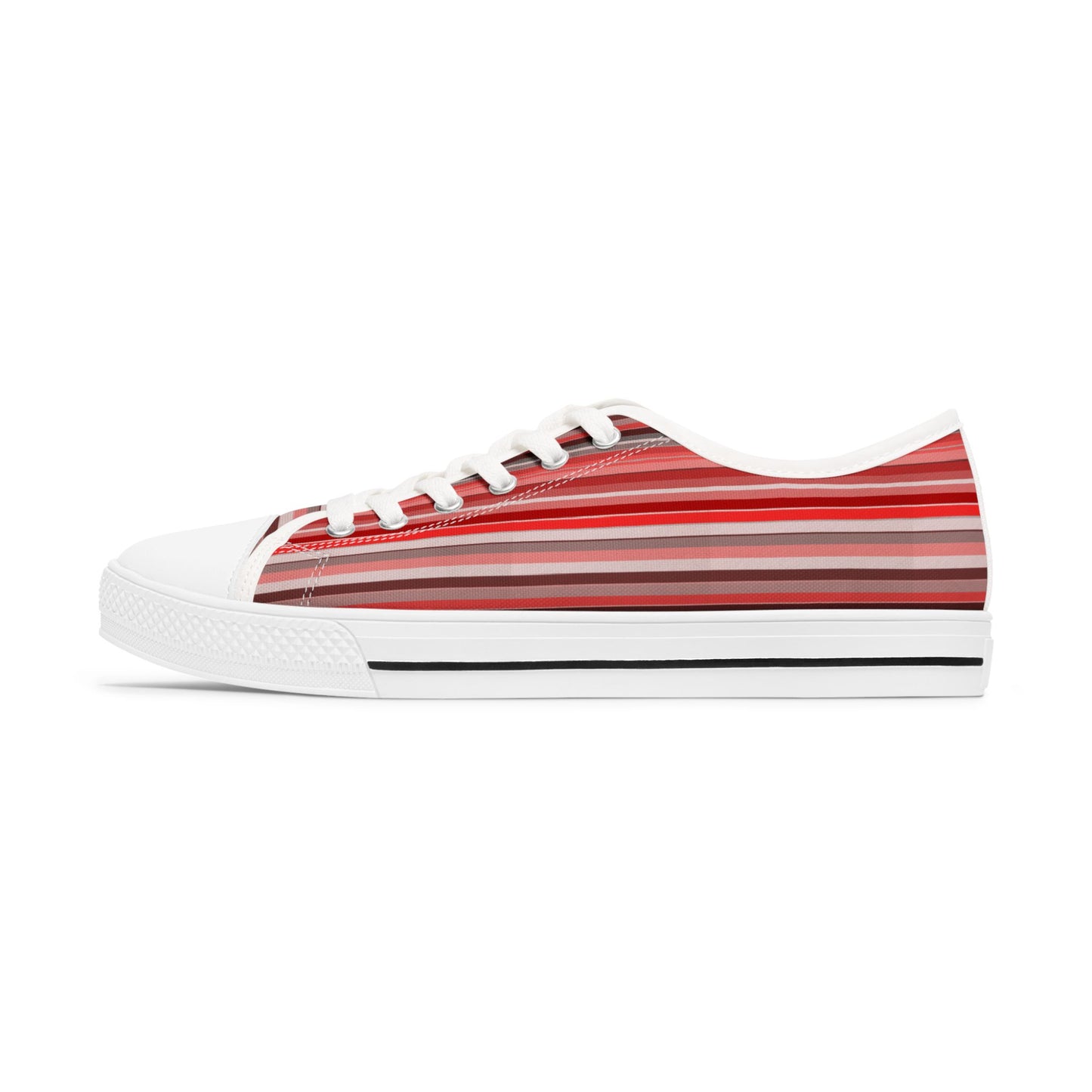 Women's Berry Stripe Low-Top Sneakers