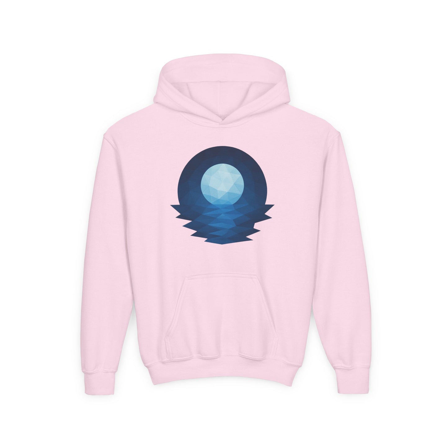 Kids Blue Moon Geometric Hoodie
