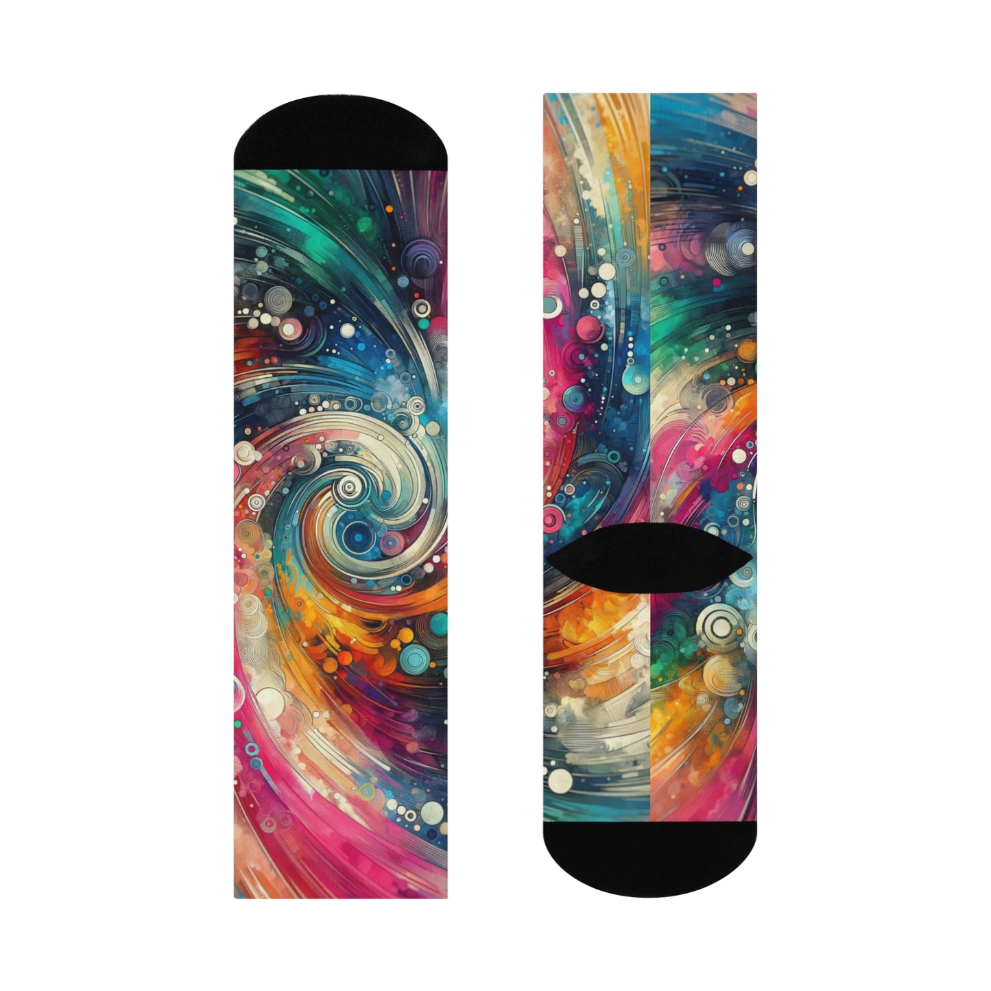 Spiral Galaxy Crew Socks