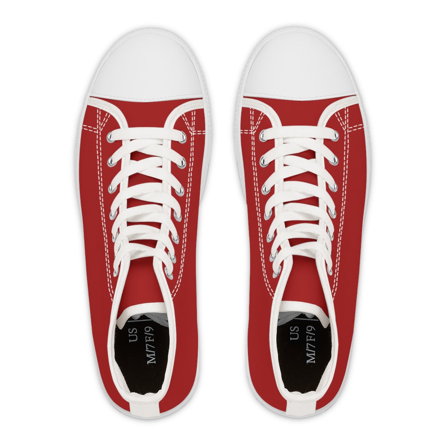 Women's Signal Red High-Top Sneakers