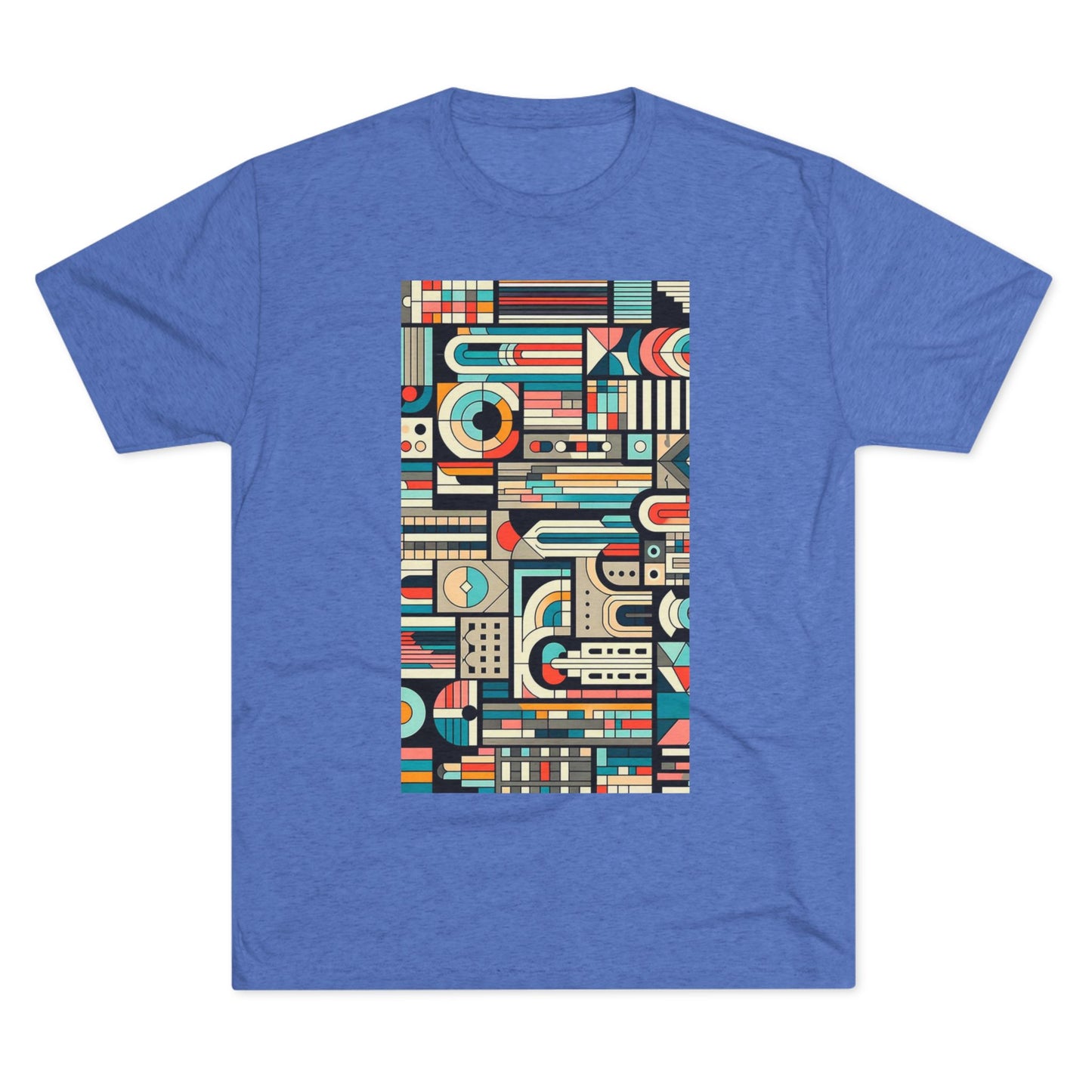 Adult Geometric Cityscape T-Shirt