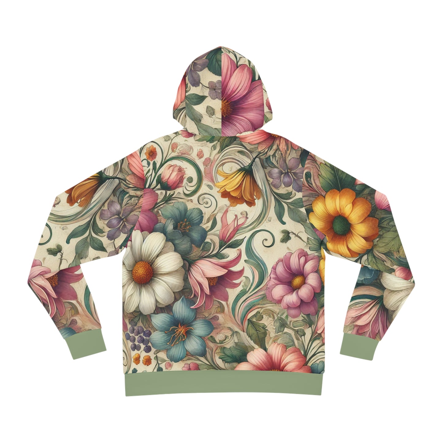 Adult Floral Vintage Hoodie