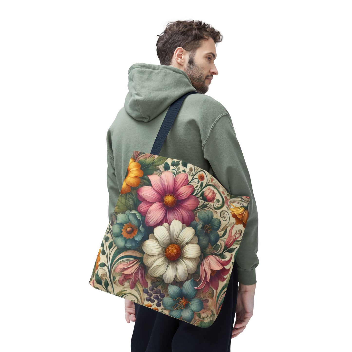 Floral Vintage Shoulder Tote