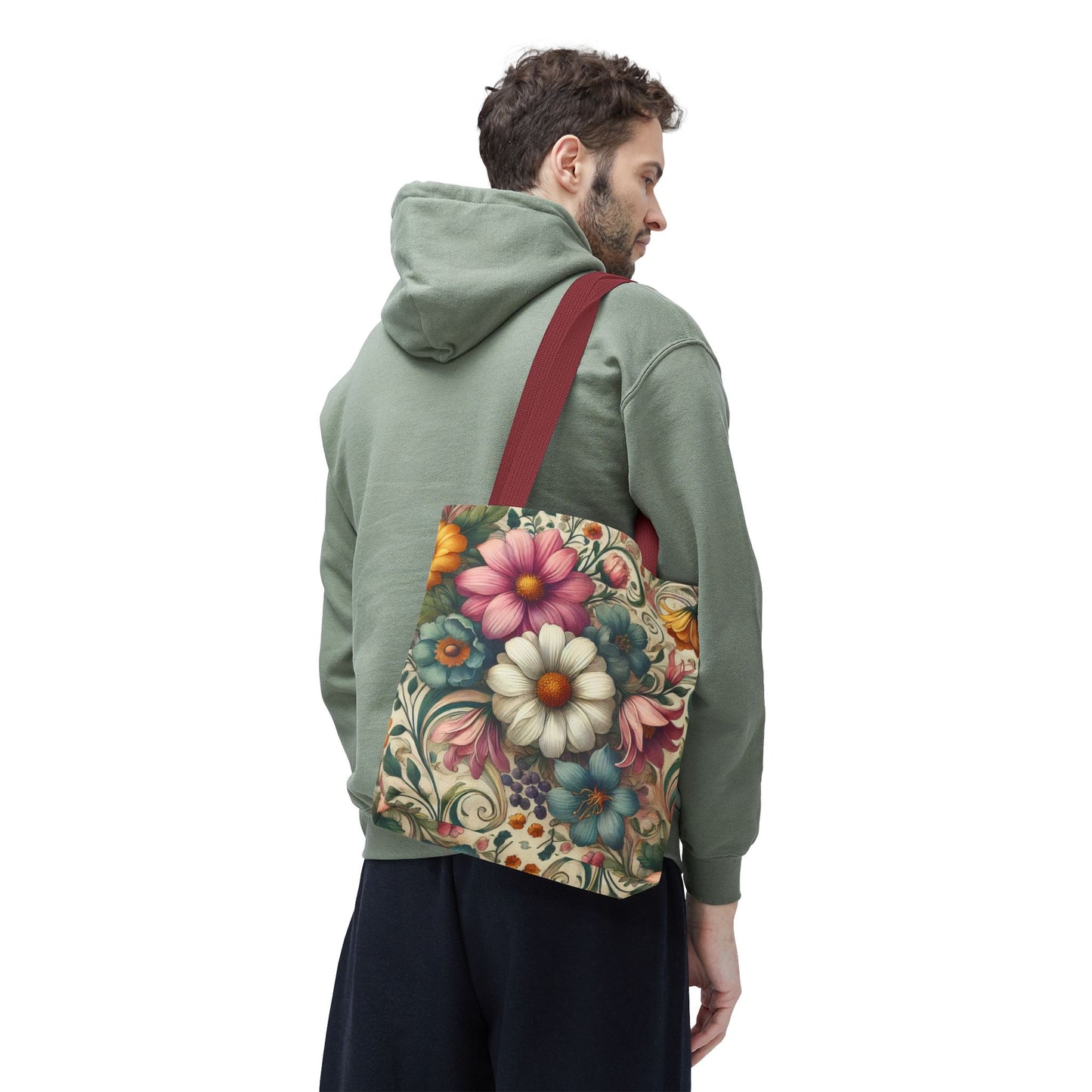 Floral Vintage Shoulder Tote