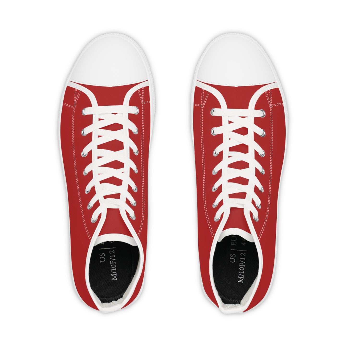 Men's Signal Red High-Top Sneakers