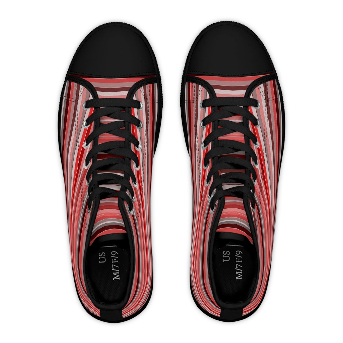 Women's Berry Stripe High-Top Sneakers