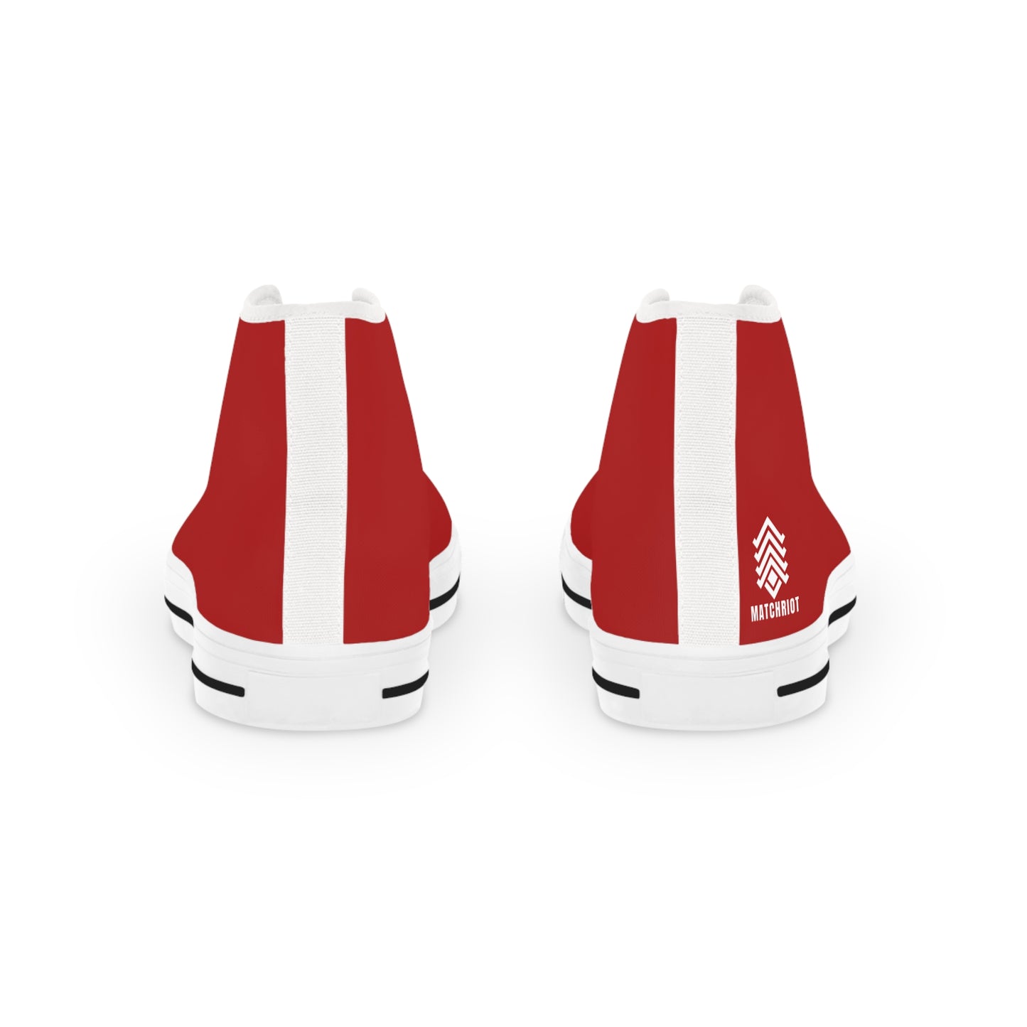 Men's Signal Red High-Top Sneakers