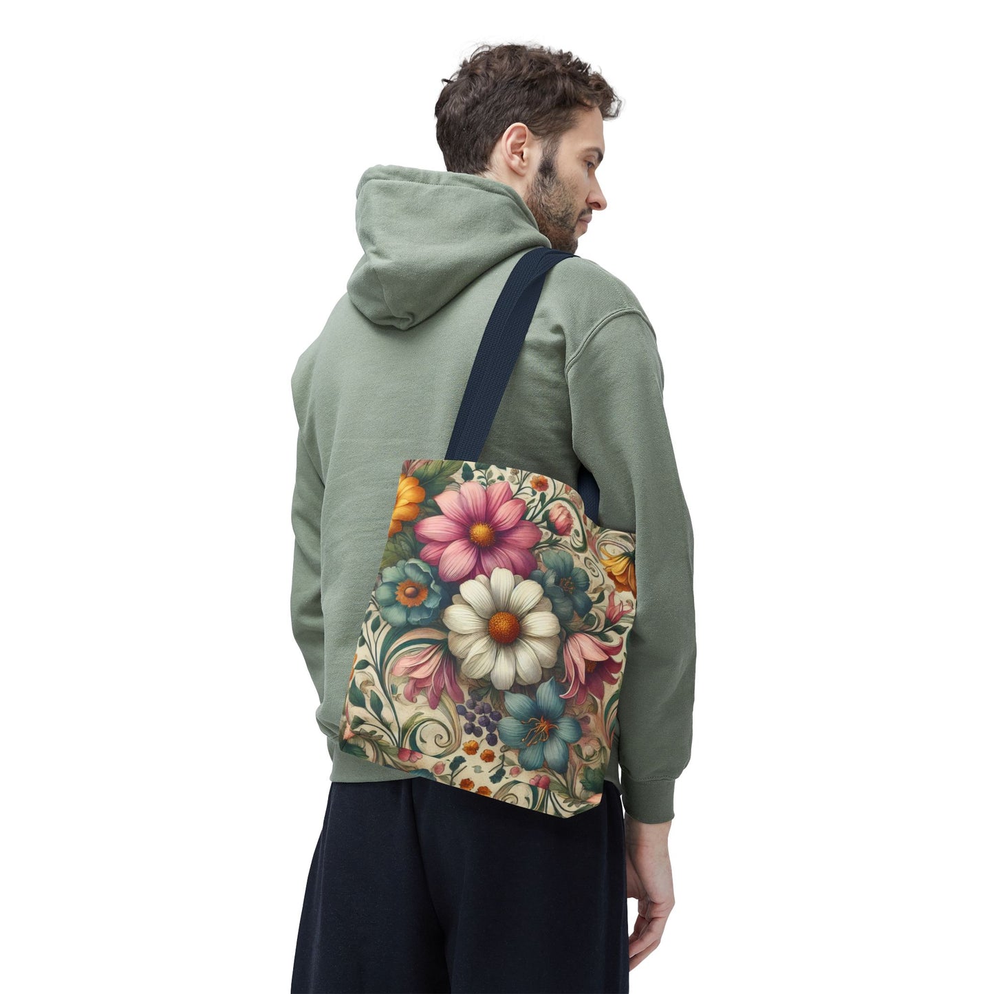 Floral Vintage Shoulder Tote