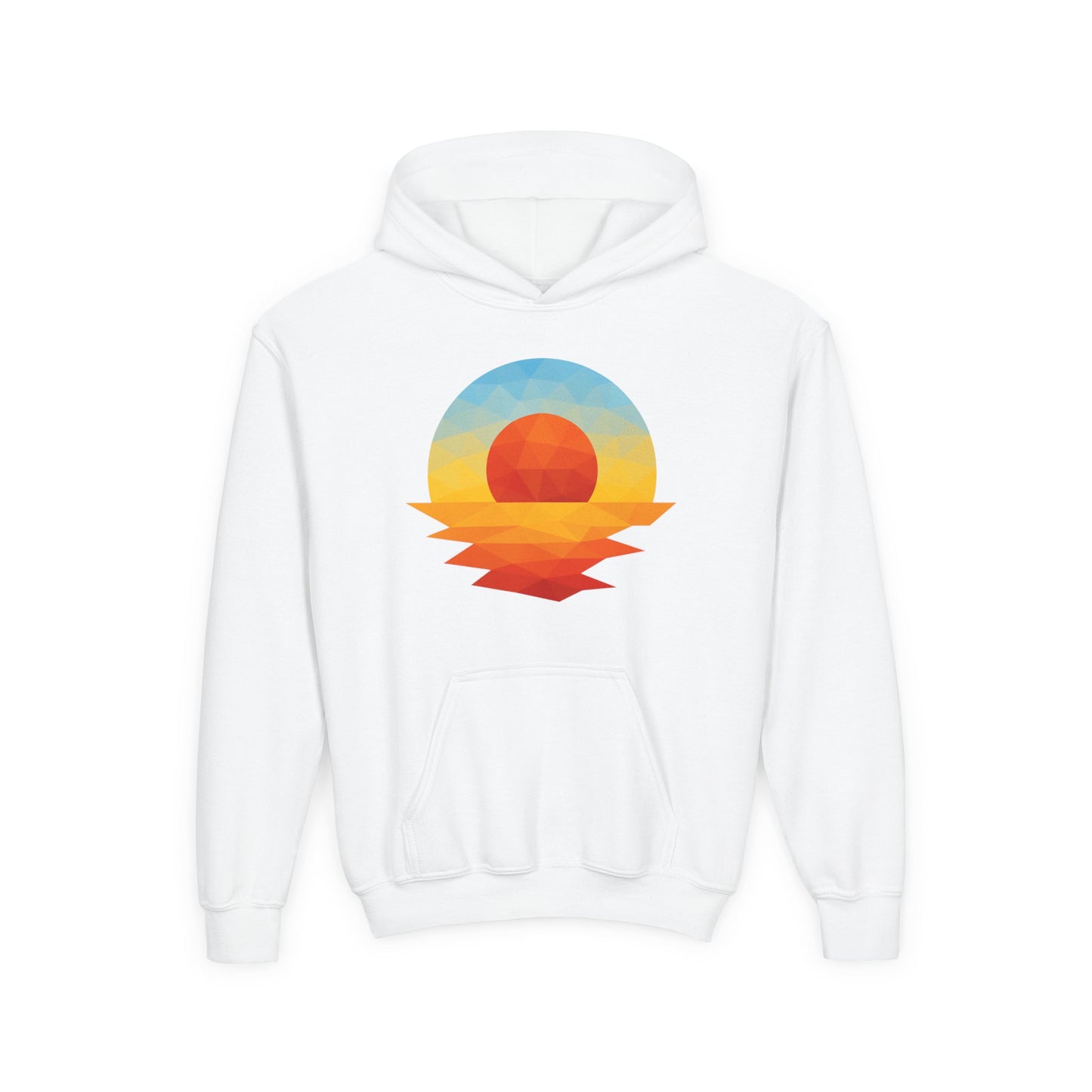 Kids Golden Hour Geometric Hoodie
