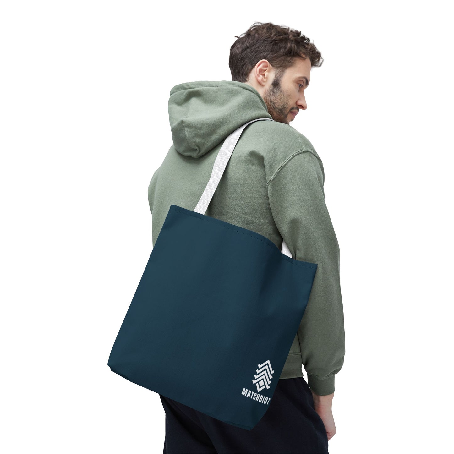 Midnight Teal Shoulder Tote