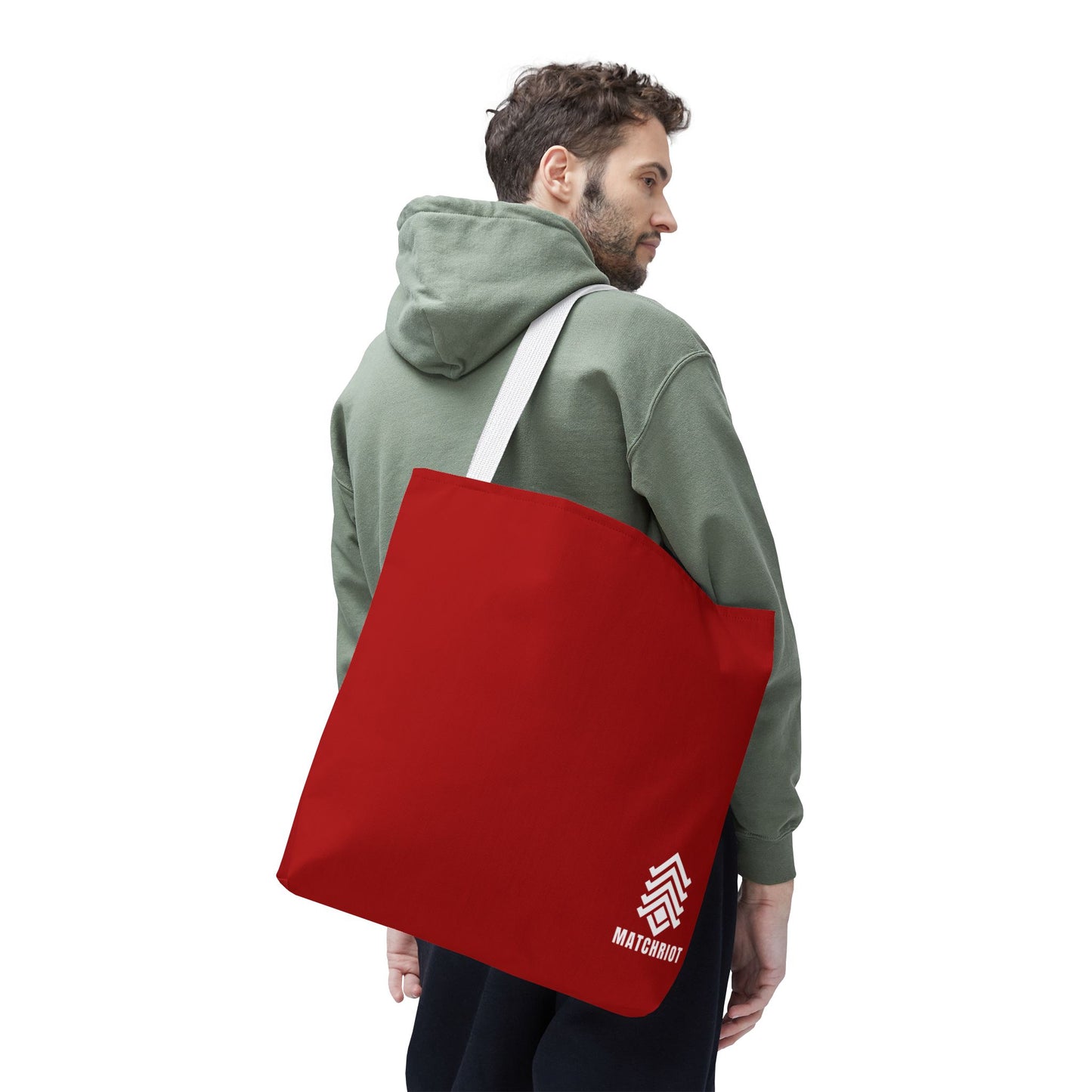 Signal Red Shoulder Tote