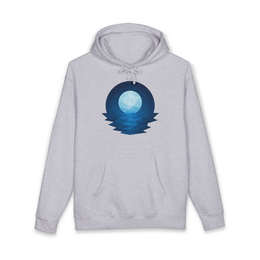Adult Blue Moon Geometric Hoodie