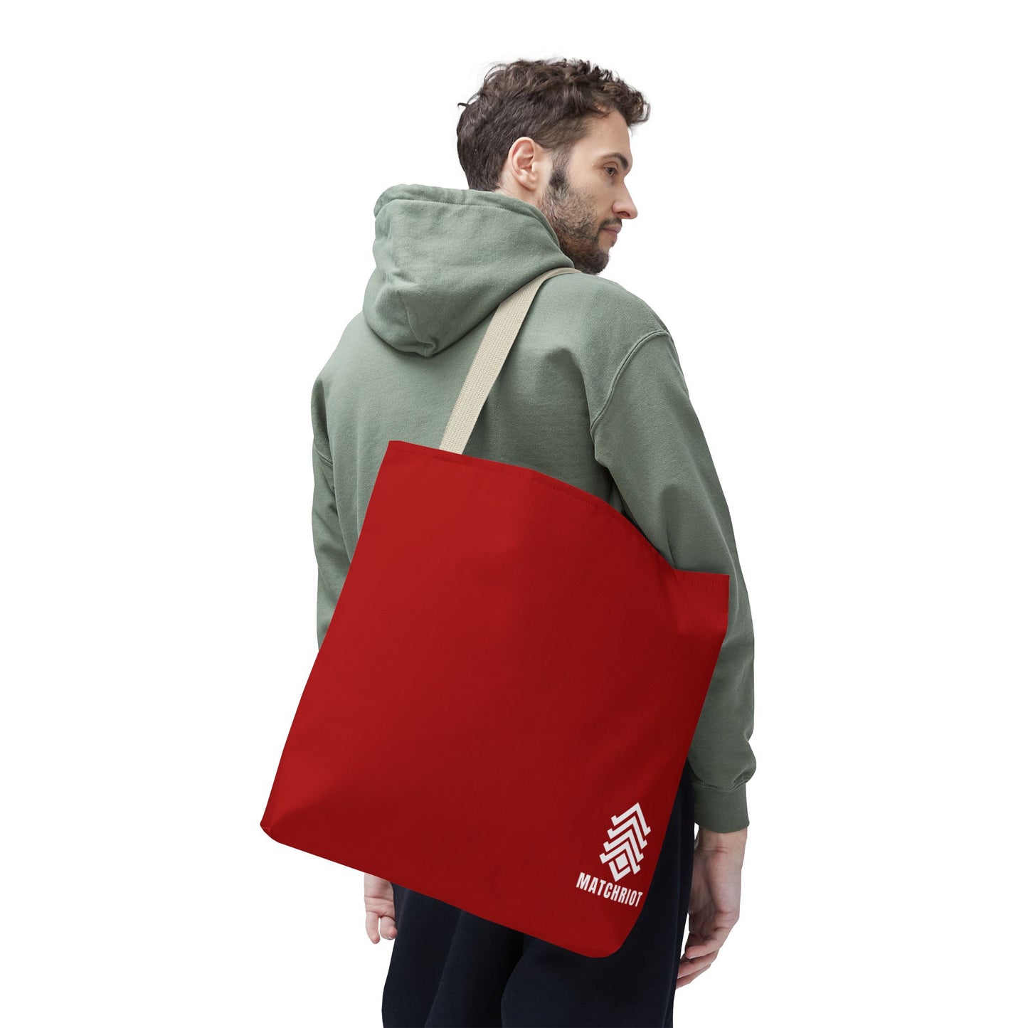 Signal Red Shoulder Tote
