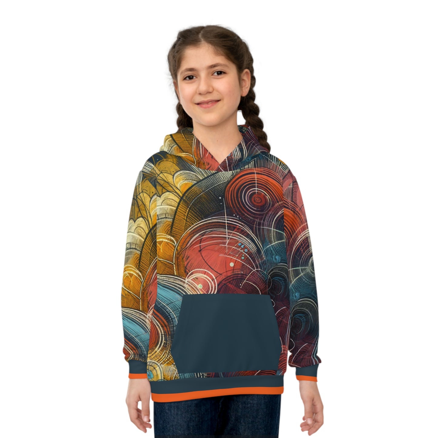 Kids Spiral Elegance Hoodie