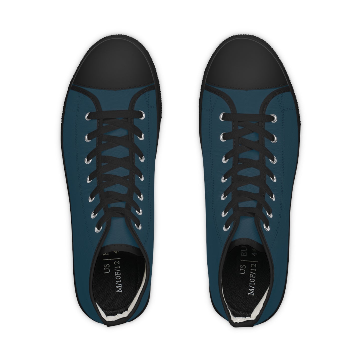 Men's Midnight Teal High-Top Sneakers
