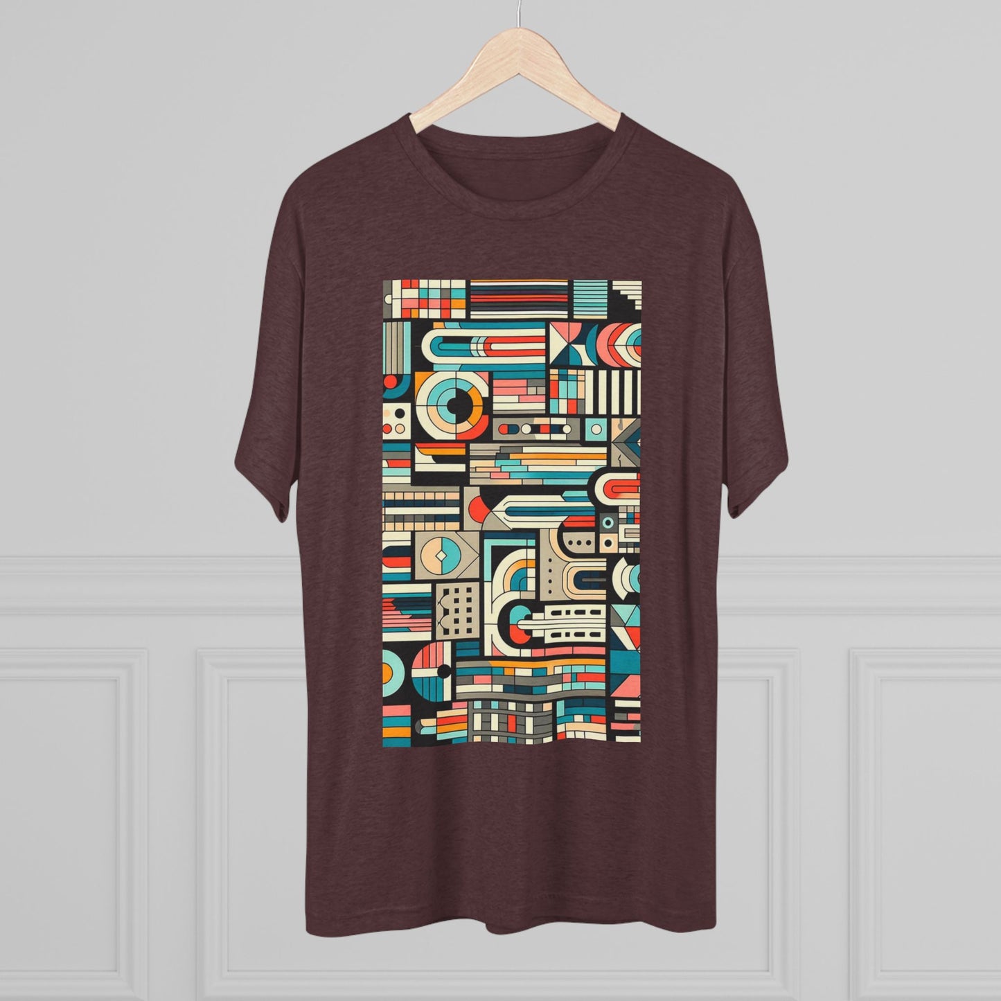 Adult Geometric Cityscape T-Shirt