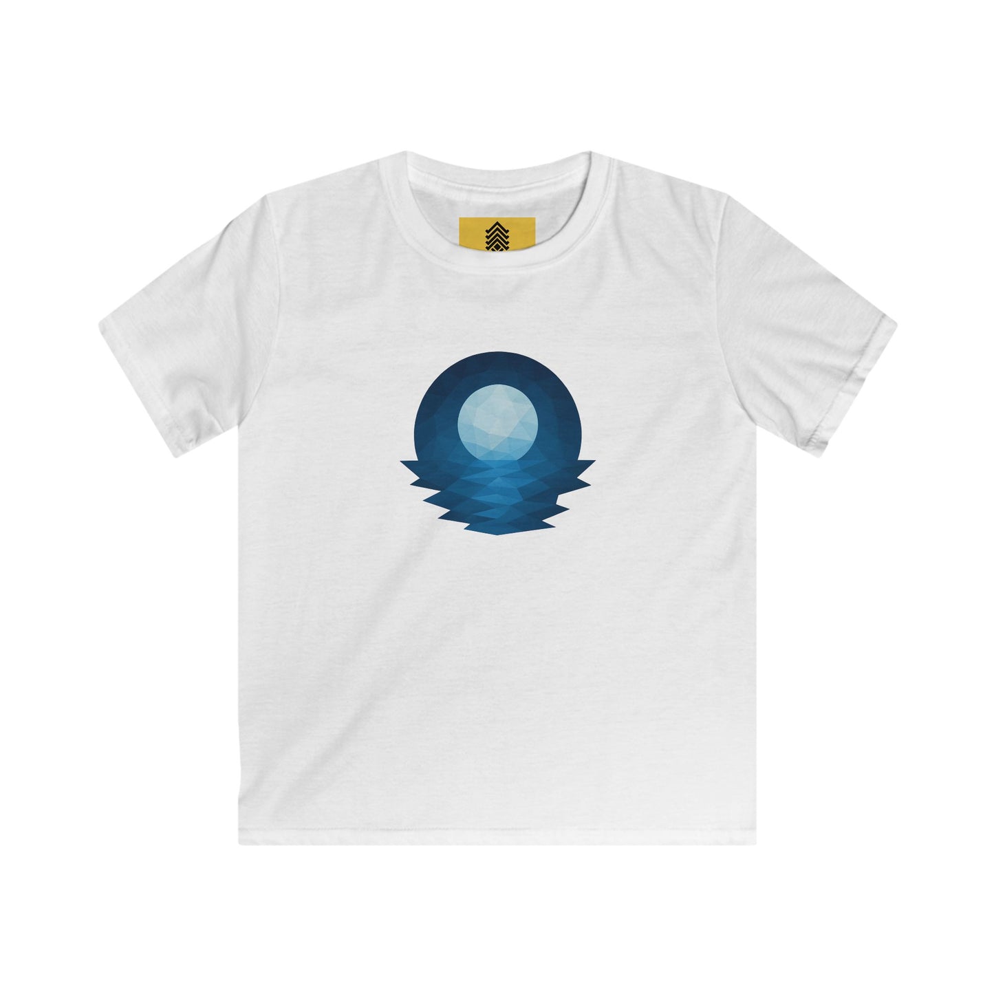 Kids Blue Moon Geometric T-shirt
