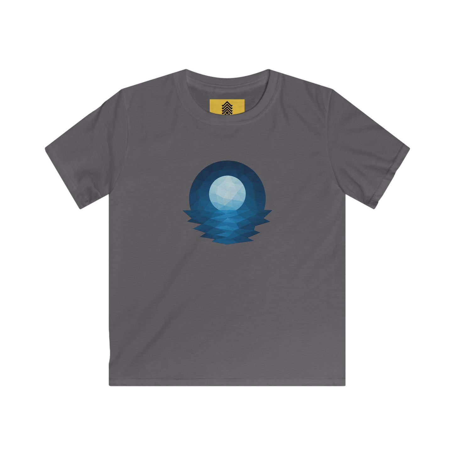 Kids Blue Moon Geometric T-shirt