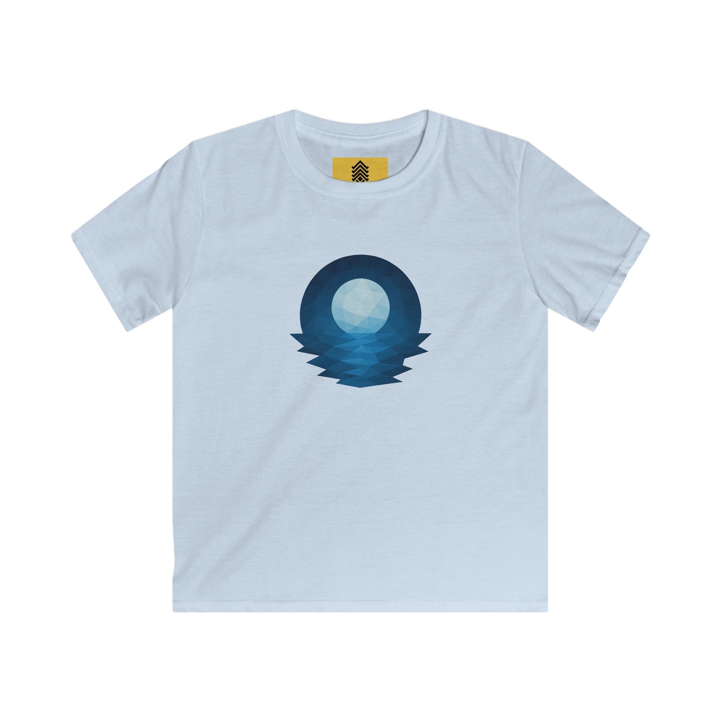 Kids Blue Moon Geometric T-shirt