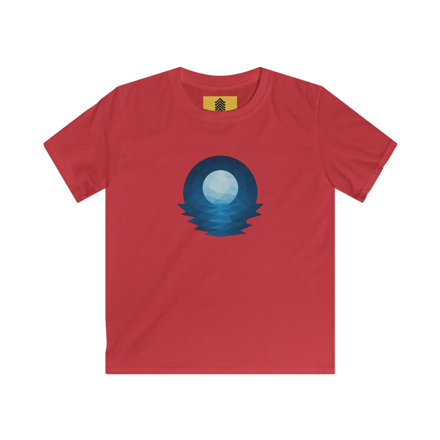 Kids Blue Moon Geometric T-shirt
