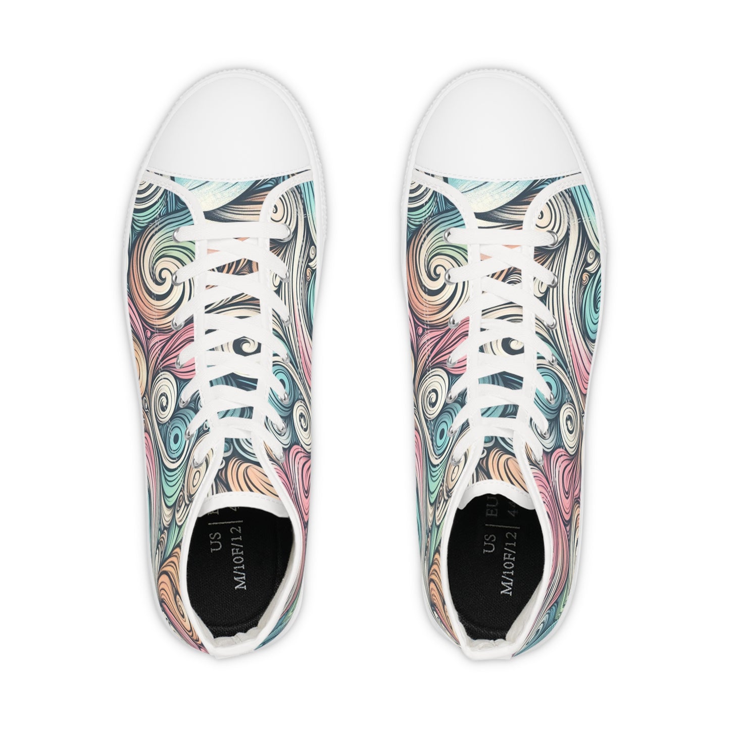 Men's Paste Swirl High-Top Sneakers